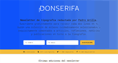 Desktop Screenshot of donserifa.com